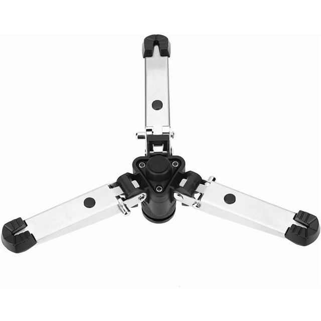 Monopod Stand Base, Universal Mini Three Feet Support Stand Tripod Monopod Base with 3/8in Screw for Monopods
