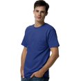 thumbnail image 1 of Hanes TAGLESS Men`s Pocket T-Shirt, L, Twighlight Blue, 1 of 1