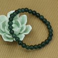 thumbnail image 3 of Bracelet Extensible Unisexe en Perles Rondes de 6 mm en Jade de Granit Naturel, 3 of 5