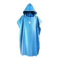 thumbnail image 2 of Polyester Surf Poncho Cing Robe Quick er Hooded Soft Microfiber Medium Blue, 2 of 8