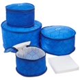 thumbnail image 2 of Hagerty Ensemble de Rangement pour Assiettes en Porcelaine, Lot de 4, Bleu, 2 of 2