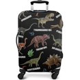 thumbnail image 4 of Travel Luggage Cover Suitcase Protector Fits 18-32 Inch Luggage Wheel Covers Patterned Travel Related Items Flower Luggage Protector Elastic Luggage Anti-scratch Suitcase Cover S, 4 of 5
