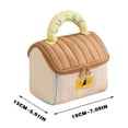 thumbnail image 3 of Brown Earth Tone House Design Cosmetic Bag Roomy Portable Organization For Beauty Essentials #Lc4cY, 3 of 6