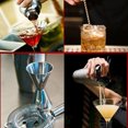 thumbnail image 4 of Zootealy 10pcs Bar Cocktail Set Drink Making Shaker Kit Stainless Mixer Making Gift with Bamboo Rack, 4 of 6