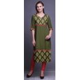 thumbnail image 2 of Bimba Printed Straight Kurtis For Women Panel Kurta Summer Tunic, 2 of 5
