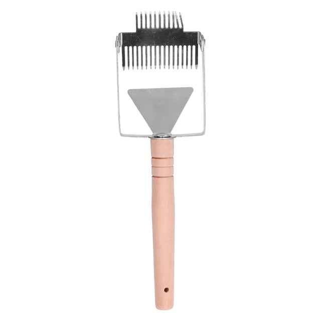 Fourche de Coupe à Miel à Double Tête, Grattoir à Miel Outil d'Apiculture, Convient aux Zones Encastrées dans les Ruches