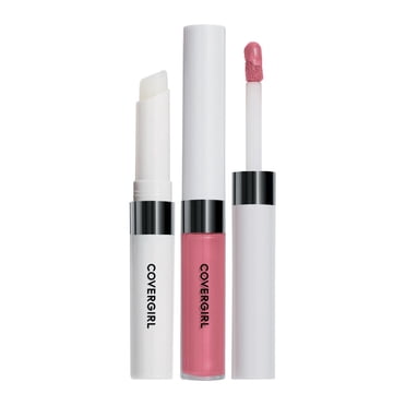 COVERGIRL Outlast All-Day Rouge à lèvres, couvrance longue durée, système facile en deux étapes, formule hydratante, résistant aux transferts, 100 % sans cruauté