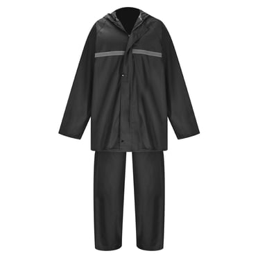 Miqool Ensemble Imperméable Manteau et Pantalon Imperméable pour Hommes et Femmes Extérieur Tout-Sport Respirant Anti-Tempête