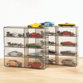 thumbnail image 2 of 1:64 for Hot Wheel Display Box Car Model Toy Cabinet Rack for Hotwheel Cars Diecast Storage Dustproof Display Box A, 2 of 5
