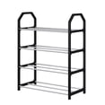 thumbnail image 2 of Aqestyerly Shoe Rack Storage Organizer 4-Tier Metal Shelves Stackable Shoe Stand for Bedroom Closet Entryway Dorm Organization HWRETIE, 2 of 7