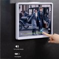 thumbnail image 3 of Wall Mounted No Trace Tablet Case Waterproof Storage Box Tablet Holder Bathroom Toilet Kitchen Case Holder For IPad Mini Air general models, 3 of 5