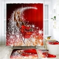 thumbnail image 4 of kurtrusly Shower Curtain For Bathroom Shower Experience Stylish Touch Rustproof Eyelets---stainless Steel H 3-piece, 4 of 6