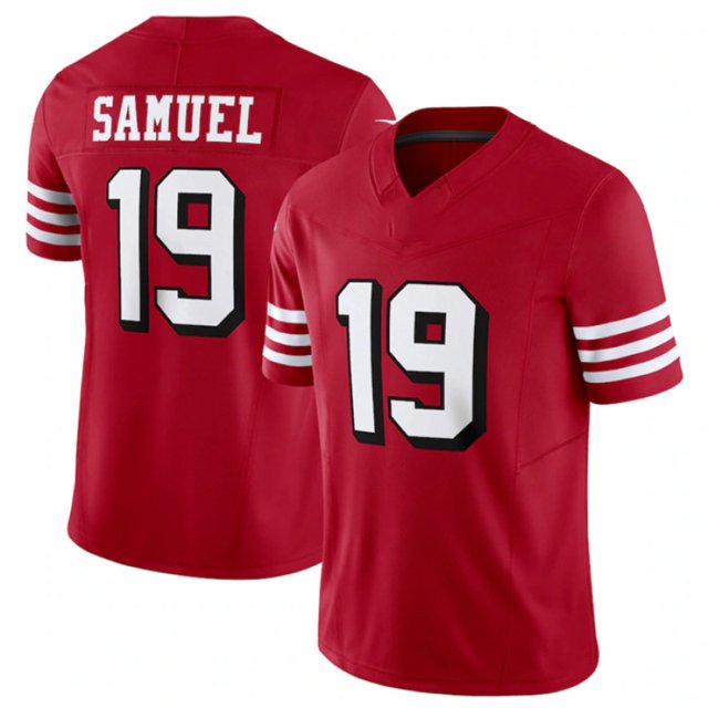 Rugby Jersey Red Embroidery 85#Kittle 97#BOSA 13#PURDY 23#