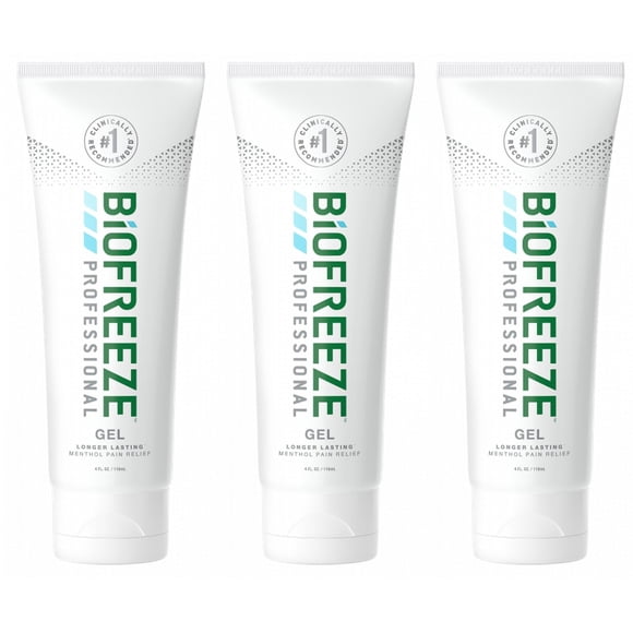 BIO FREEZE Professionnel - TUBE de 4 Oz (Lot de 3)