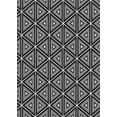 thumbnail image 1 of Ahgly Company Tapis d'Intérieur Lavables à la Machine, Rectangle de Transition Noir, 8' x 10', 1 of 7