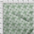 thumbnail image 3 of oneOone Cotton Poplin Green Fabric Asian Block Tile Craft Projects Decor Fabric Printed By The Yard 42 Inch Wide, 3 of 4