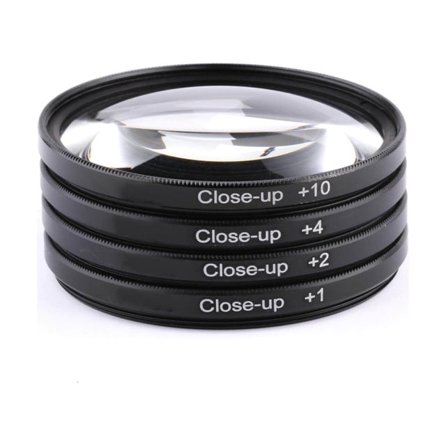Baohd Kit de Filtre Gros Plan +1 +2 +4 +10 pour Appareils Photo Numériques 55mm