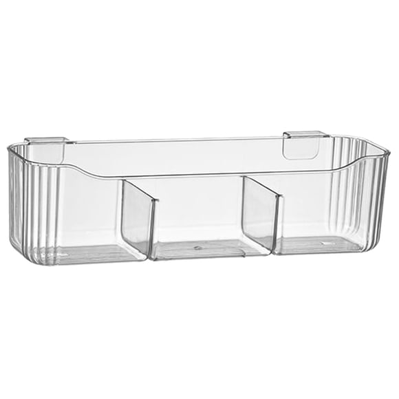 IFANLANDOR Hanging Kitchen Baskets 1Set Square Transparent Over Cabinet Door Organizer for Vegetable and Onion