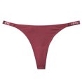 thumbnail image 1 of Penkiiy Strings Sans Coutures pour Femmes String Invisible Taille en V Extensible Respirant Culottes Aguichant sous-Vêtements TG Rouge, 1 of 2