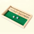 thumbnail image 3 of Shut the Box Board Game 2 Player Wooden and Adults, 3 of 7