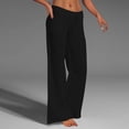 thumbnail image 2 of Kcodviy Pants Polyester Wide Legged Women's Pajama Pants Plus Size Daily Woman Plus Pant Plus Size Women's Dress Pants Stretchy Pants for Women Harem Dress Pants, 2 of 9
