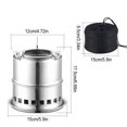 thumbnail image 2 of Transemion Reliable Stainless Steel Camping Stove For Outdoor Enthusiasts Wide Application Easy Low, 2 of 6
