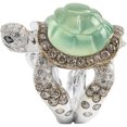 thumbnail image 1 of Miangastore Turtle Ring Innovative Band Ring Vacation Ring Women Precious Finger Jewelry, 1 of 8