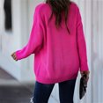 thumbnail image 4 of EGNMCR Cardigans pour Femmes, Chandails pour Femmes Mode Femmes Couleur Unie Manches Longues Chandail Col en V Décontracté Hauts de Chandail Femmes Chandail, 4 of 7