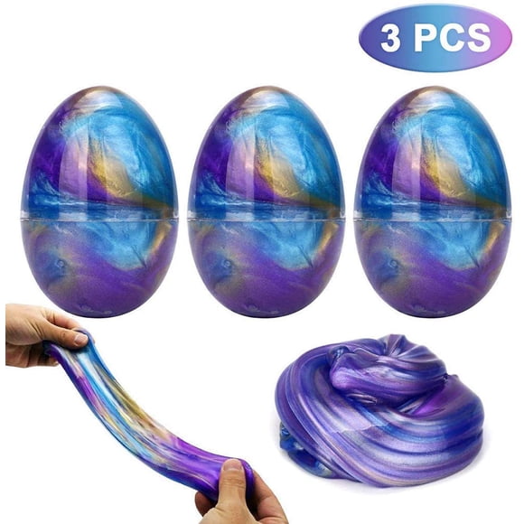 Silly Fluffy Galaxy Slime Colorful Putty