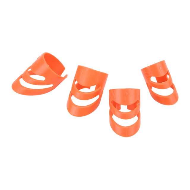 Molette de Guitare, 4 Pcs Molettes de Bout des Doigts en Résine Polyoxyméthylène pour Ukulélé Rouge