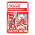 thumbnail image 1 of Masterpieces Puzzle Company Coca-Cola Playing Cards (2-Pack) in Collectible Tin, 1 of 6