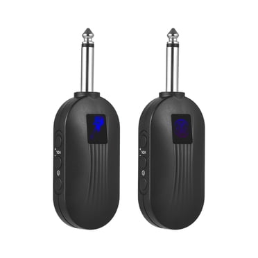 Système de Guitare Sans Fil Émetteur Récepteur 2.4MHz Rechargeable Piano Instrument BT Émetteur de Guitare Électrique Récepteur 6.35mm