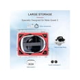 thumbnail image 3 of Carrying Case for Meta Quest 3, Hard Protective Case for Quest 3 VR Gaming Headset and Controllers Accessories, Suitable for Home Storage and Travel, 3 of 7