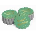 thumbnail image 2 of Inkdotpot Gold Foil Paper Hang Tags Happy Birthday Favor Tags 100 Pieces, 2 of 6