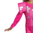 thumbnail image 1 of Minecraft Classic Pink Armor Girl's Costume, 1 of 4