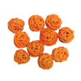 thumbnail image 2 of 10Pcs Embellissements de Couleur Fraîche Partie de Mariage en Osier Rotin orange, 2 of 6