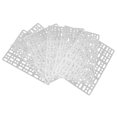 thumbnail image 1 of MasteelfCA 6pcs Rabbit Mats Breathable Non-slip Rabbit Cage Mats Hole Mats Pet Supplies, 1 of 7