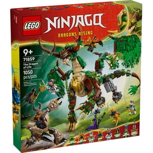 LEGO NINJAGO Le dragon de la vie construire le jouet pour les garçons & Filles - Figure du jouet de dragon Possible & Jeux pour enfants, âges 9+ - W/Mini Mech & 8 Minifigures pour Pretend Play - Idée cadeau pour les anniversaires - 71859