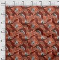 thumbnail image 3 of oneOone Cotton Poplin Maroon Fabric Tropical Craft Projects Decor Fabric Printed By The Yard 42 Inch Wide, 3 of 5
