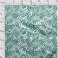 thumbnail image 3 of oneOone Georgette Viscose Teal Green Fabric Leaf Sewing Craft Projects Fabric Prints By Yard 42 Inch Wide, 3 of 4