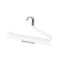 thumbnail image 3 of Z Shaped Pants Hanger | Heavy Duty Iron Clothes Rack | Non Slip, Space Saving Closet Storage Organizer | One-Side Opening Design | Traceless Anti-Slip | 36.5x14.5x1cm | Multi Use, Lasting, Wet or Dry, 3 of 6