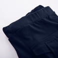 thumbnail image 3 of Womens Capri Yoga Pants Workout Joggers Drawstring Sweatpants Workout Athletic Lounge Cargo Capris Pants with Pockets, 3 of 6