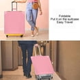 thumbnail image 4 of Non-Woven Fabric Garment Cover - Travel Suit Storage Bag with Mesh Pockets, Dirt-Proof & Wet-Proof Protection, Multi-Functional organizer, Pink, JKODE, 4 of 6