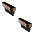 thumbnail image 2 of mmirethe Gap Filler Organizer High Performance with Cup Holder Brown Right 2Set, 2 of 6