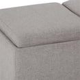 thumbnail image 3 of Simpli Home Avalon Banc à 3 Plateaux, Gris Nuage, 3 of 5