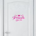 thumbnail image 2 of VogueV Princess Wall Decal - Removable Floral Door Sticker Hot Pink, 2 of 2