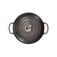 thumbnail image 4 of Le Creuset LS2501-227FSS Four Français Rond en Fonte Émaillée Signature, 3 1/2 Pintes, Oyster, 4 of 5