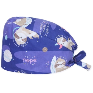 Casquette de Sarrau Chirurgical Femmes Hommes Chapeau Médical Chef Médecin Infirmier Coton Bande Anti-Transpiration Ajustable Dentiste Cuisinier Casquettes de Travail #23