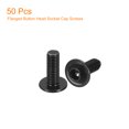 thumbnail image 3 of Unique Bargains Flanged Button Head Socket Cap Screws, 50 Pack M3x8mm 304 Stainless Steel Bolts, 3 of 5