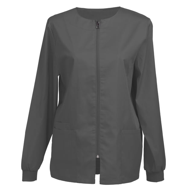 Veste d'Uniforme pour Femmes, Veste de Travail à Fermeture Éclair devant, Veste d'Échauffement